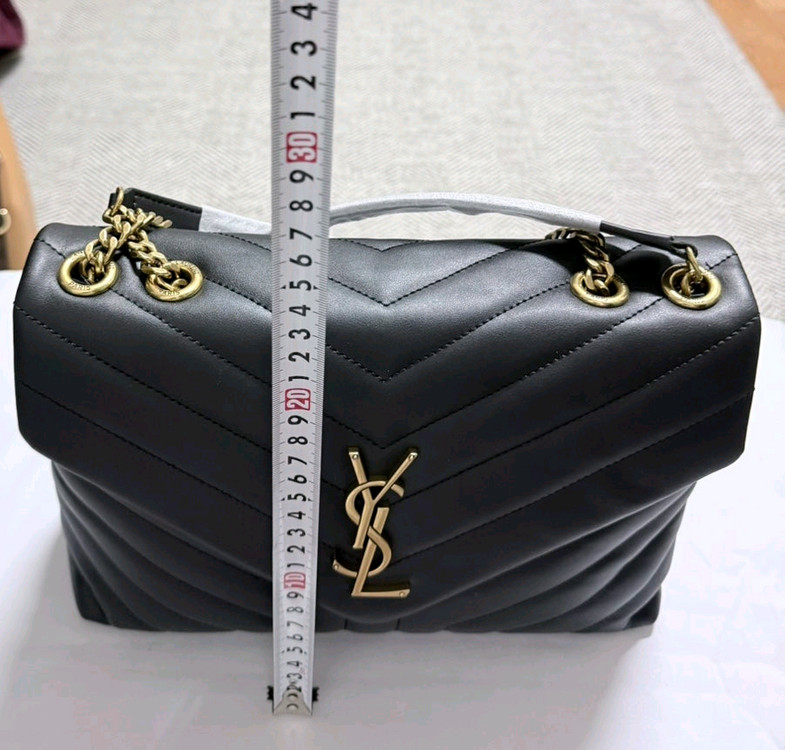 새상품>퀼팅 체인백 블랙--8