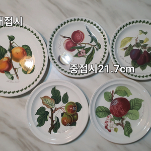 빈티지 영국 포모나 Britain로고 중접시4개와대접시1개일괄
