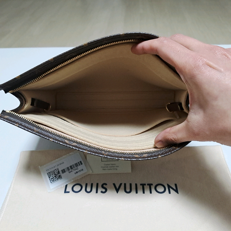 [100%/정품] 루이비통 모노그램 토일렛26 클러치백, 루이비통파우치,루이비통클러치,루이비통토일렛--8