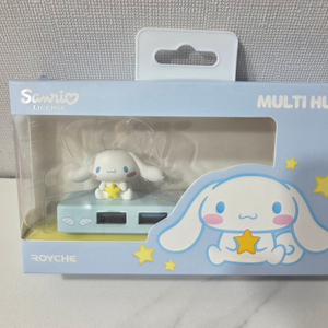 [미개봉 새상품] 산리오 USB허브 (SAN-RUSB-B-CM) 시나모롤 블루 판매합니다.