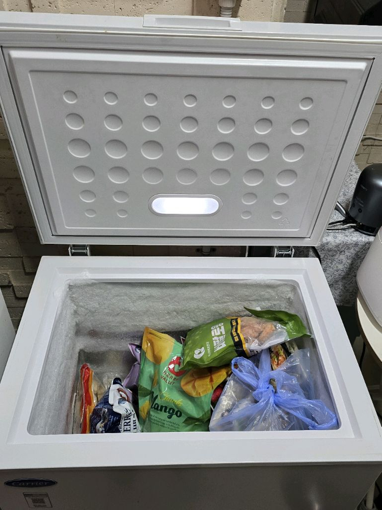 캐리어 소형 냉동고 CSBH-D145WO 145L--3