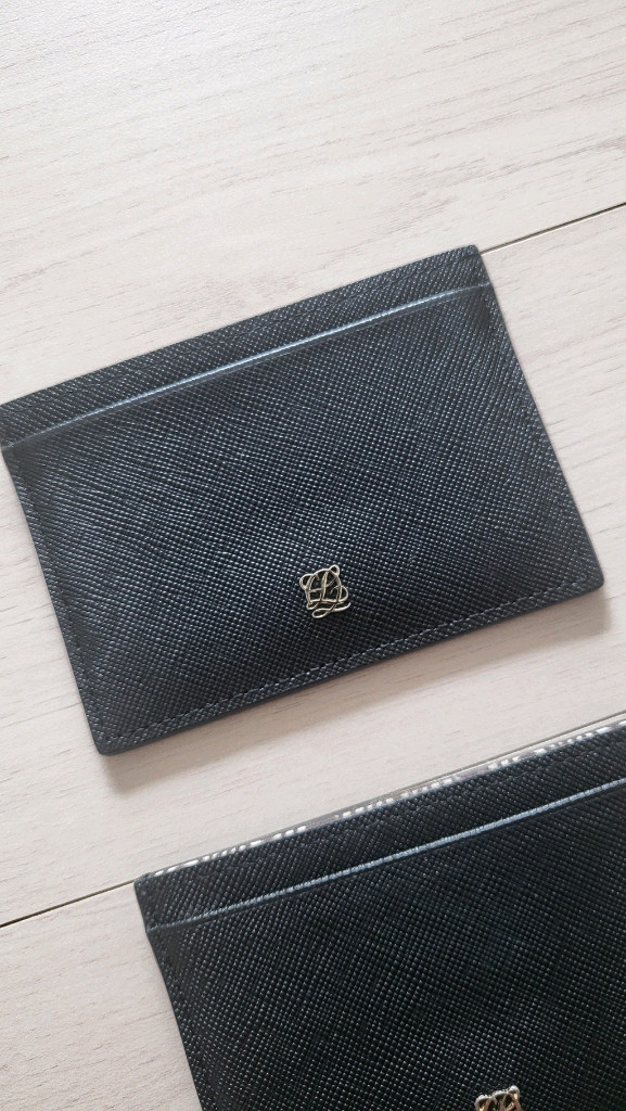 루이까또즈 사피아노 가죽 카드 지갑. 블랙--4