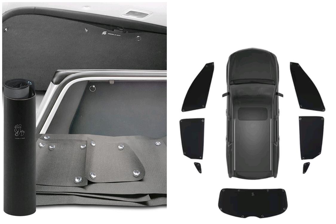 올뉴투싼TL 차박 세트 (에어매트, 꼬리텐트, 햇빛가리개)--3