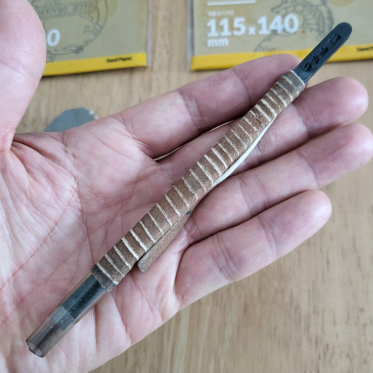 전각도, 전각돌, 숫돌, 연필, 샌드페이퍼--4