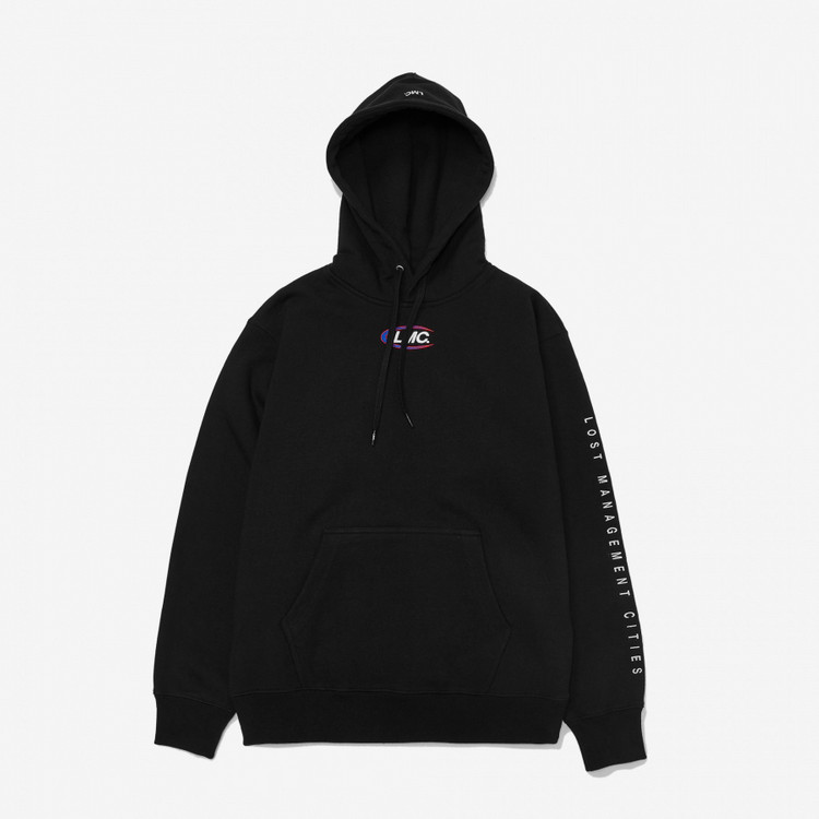 [새상품] LMC GLOW EMB HOODIE black / 엘엠씨 후드티 검정색 검은색 블랙 로고 자수 빈티지 이미지
