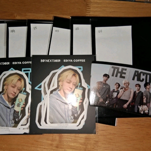 이디야 보넥도 콜라보굿즈 엽서,스티커