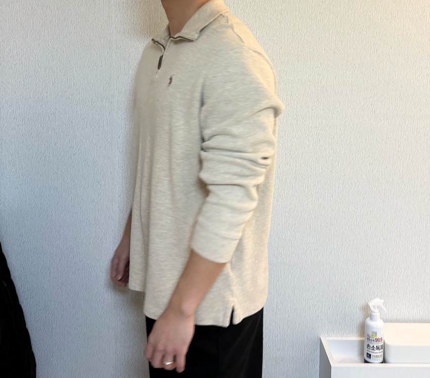 폴로 랄프로렌 니트 반집업--1