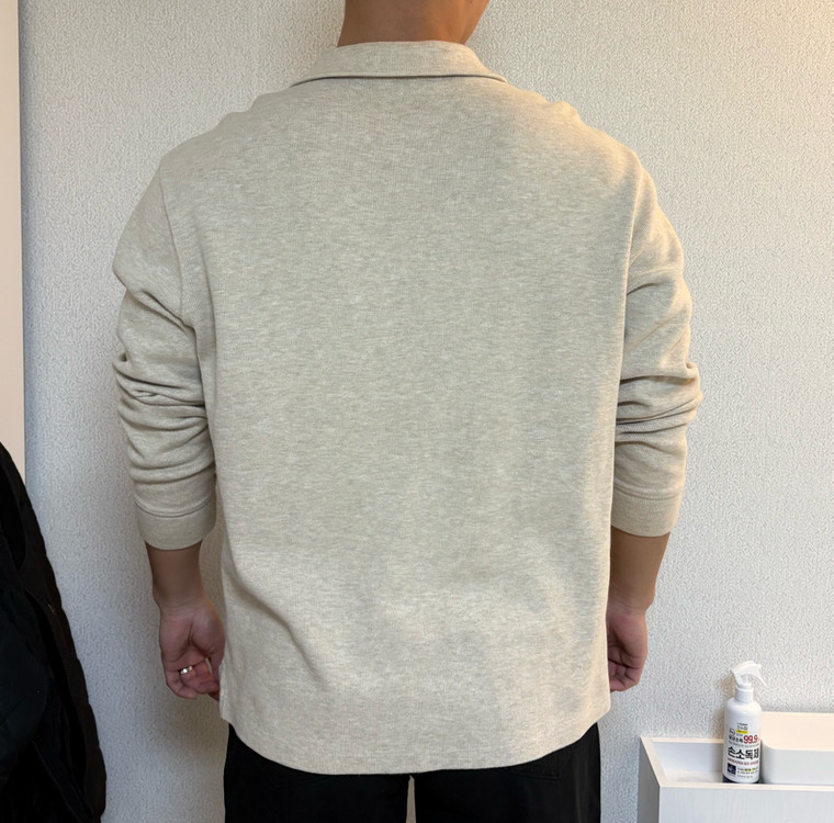 폴로 랄프로렌 니트 반집업--2