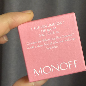 모노프 8GF 볼룸톡스 컬러 립밥 블러쉬 페탈 새상품