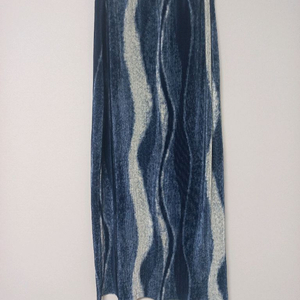 물결나염 H라인 플리츠스커트 (프리사이즈)