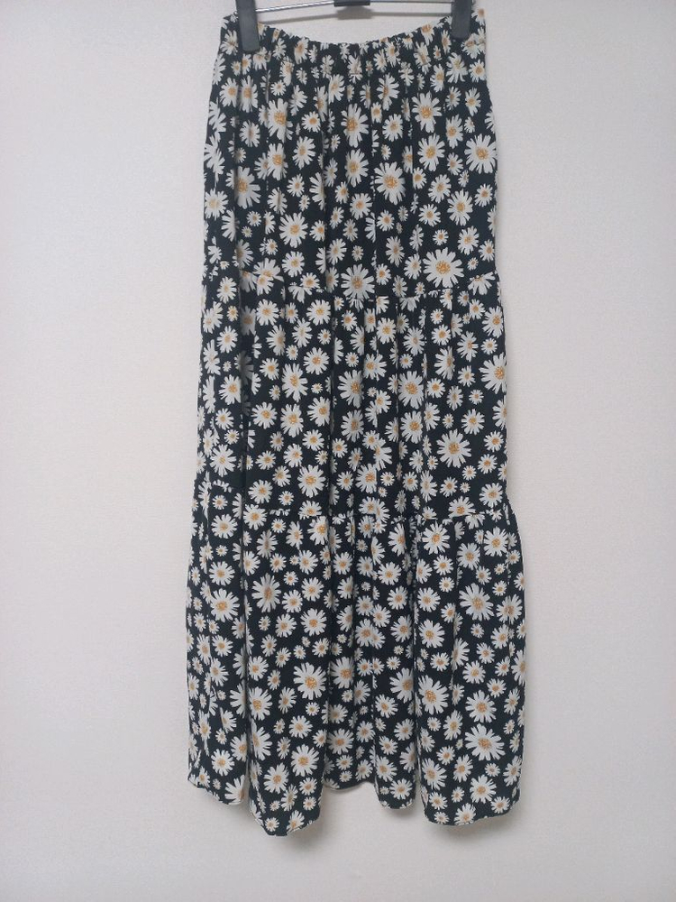 플라워 데이지 롱스커트(프리사이즈)--6