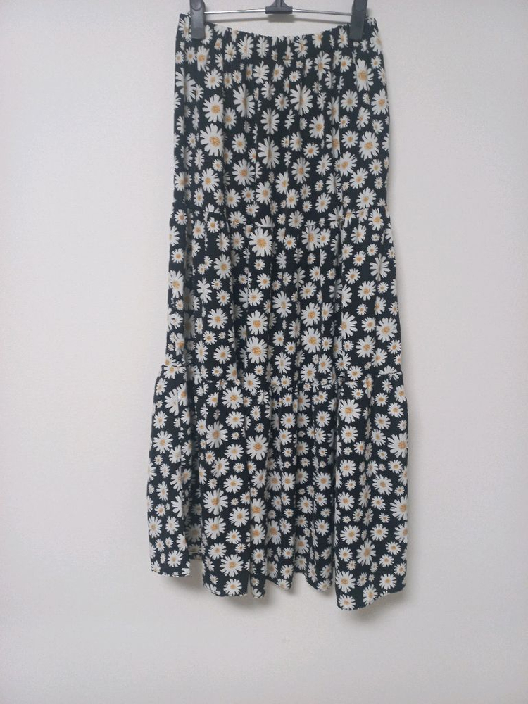플라워 데이지 롱스커트(프리사이즈)--9