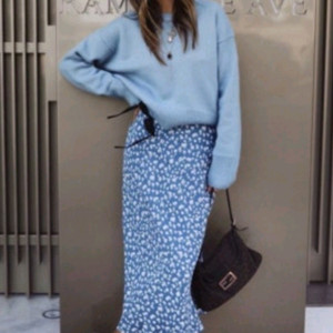 자라 플라워 롱스커트(라지사이즈)