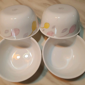 단종된 빈티지 코렐 목련 면기 4개 일괄