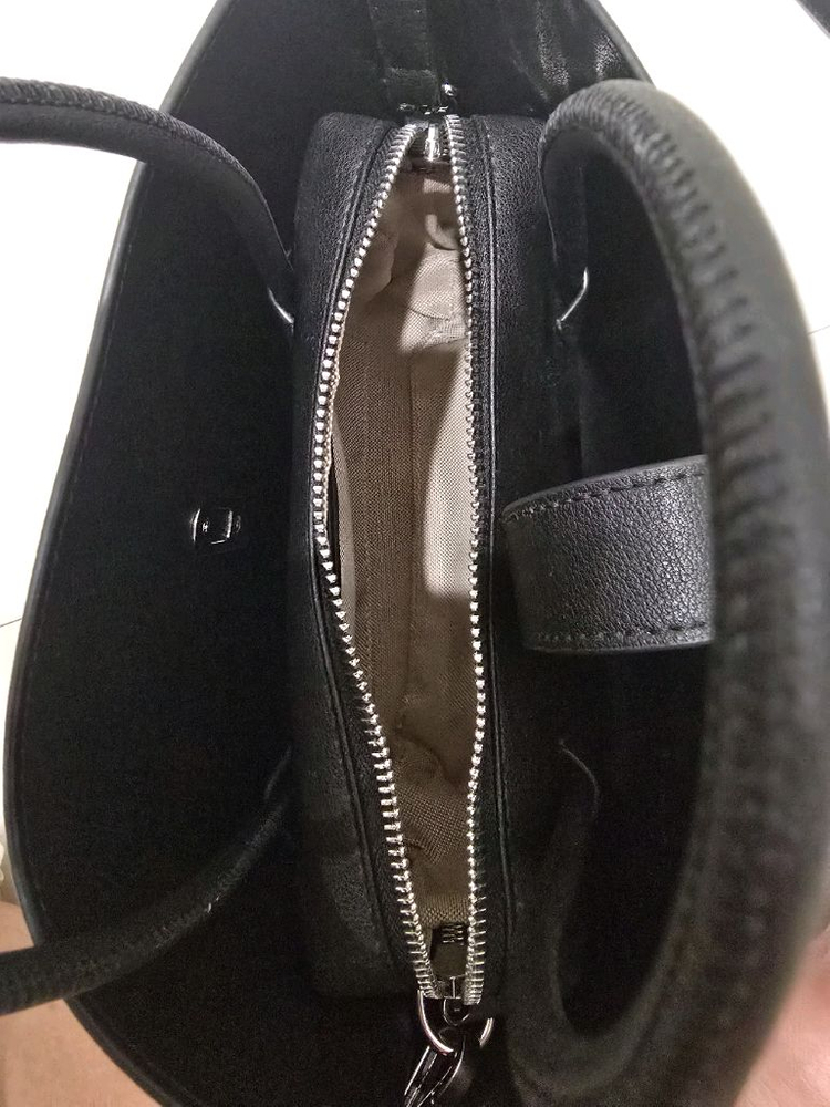 소가죽 블랙 토트. 크로스백--1