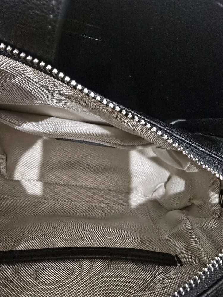 소가죽 블랙 토트. 크로스백--2