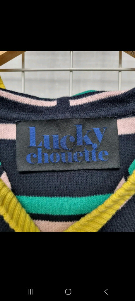 럭키슈에뜨 후드 니트원피스 (여름용)--7