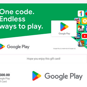 구글 기프트카드 인도 1500루피