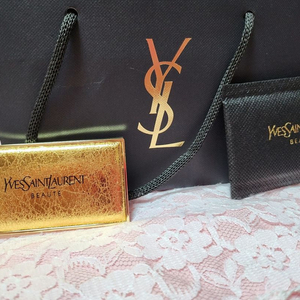 (한정판/새상품/희귀/단종템)입생로랑 정품 홀리데이 골드미러 손거울