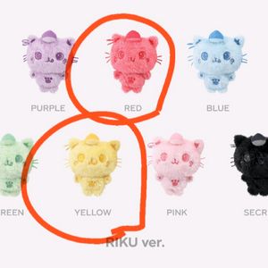 판매)컬러돌 위시돌 레드쿠리 노랑쿠리 엔시티위시 굿즈 윗부부 홍탕쿠리 이미지