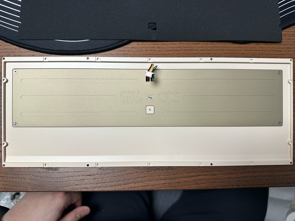 QK80 WK 키보드 밀키 화이트 (스프레이 코트)--4