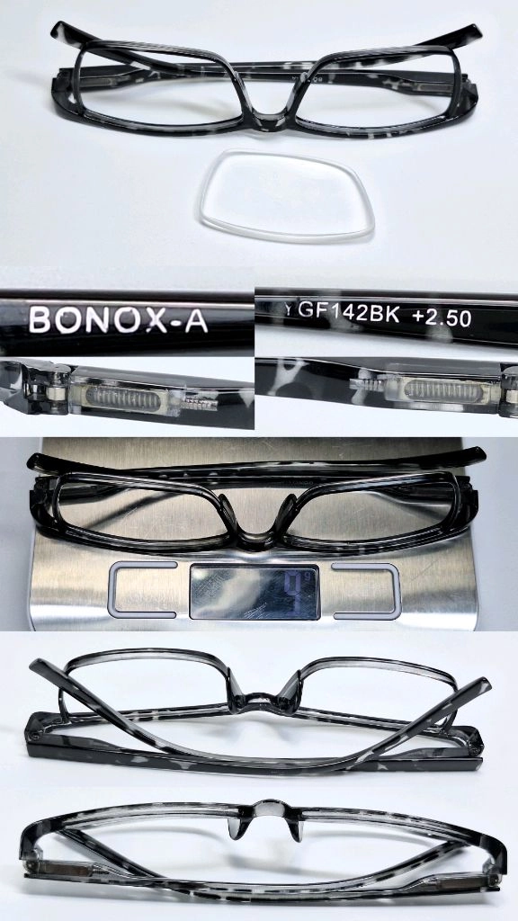 Dulton 덜튼 BONOX-A YGF142BK 마블 안경테 일본 수입 y2k 패션 아이웨어 이미지
