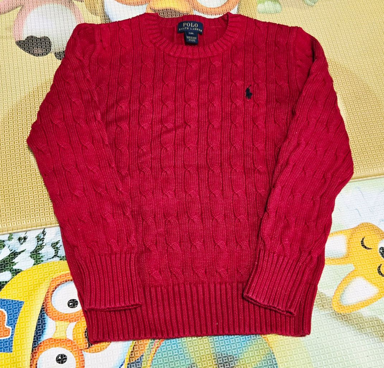 아동 140호 폴로 랄프로렌 키즈 니트티 후드티 셔츠 일괄--1