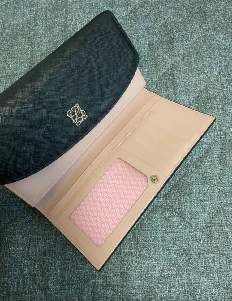 정품)루이까또즈 장지갑 블핑--3