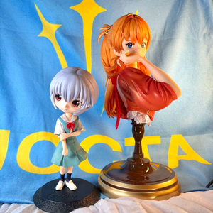 에반게리온 아스카 &레이 피규어 세트