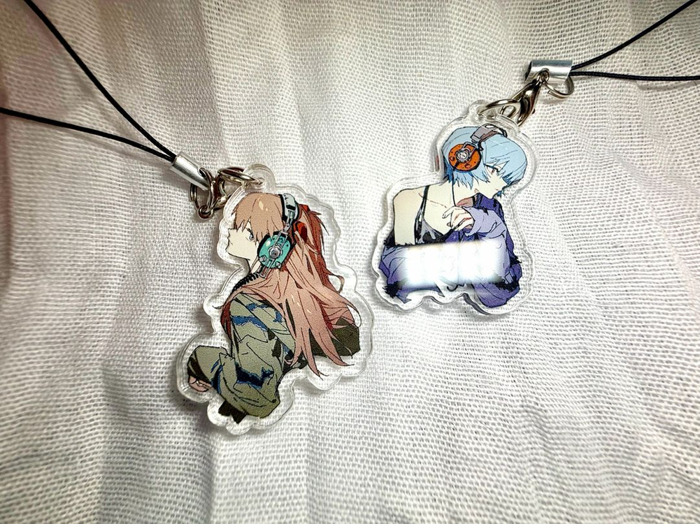 에반게리온 아스카 &레이 피규어 세트--6