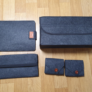 펠트 파우치 가방 슬리브 일괄 키보드 마우스 노트북 모니터 합성 펠트