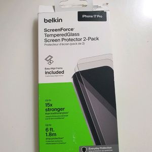 벨킨 아이폰17 Pro 강화유리 액정 보호필름 2장