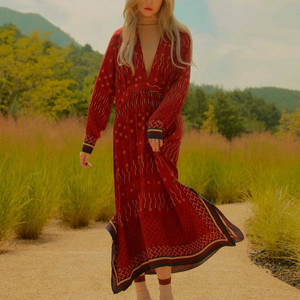 써스데이아일랜드 보더 변형 레이어드 원피스 M사이즈