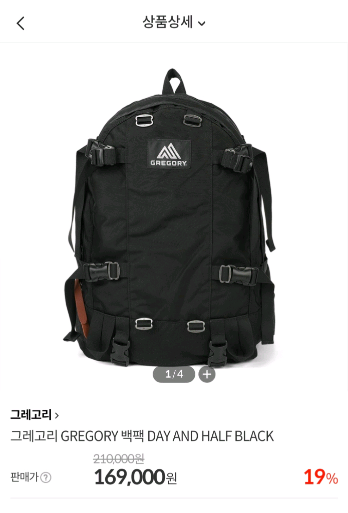 그레고리 데이앤하프백 DAY AND A HALF 백팩 여행가방--1