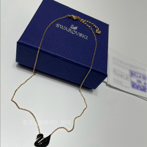 정품 스와로브스키 스몰 블랙스완 팬던트 목걸이 5204133 풀박스(+보증서)