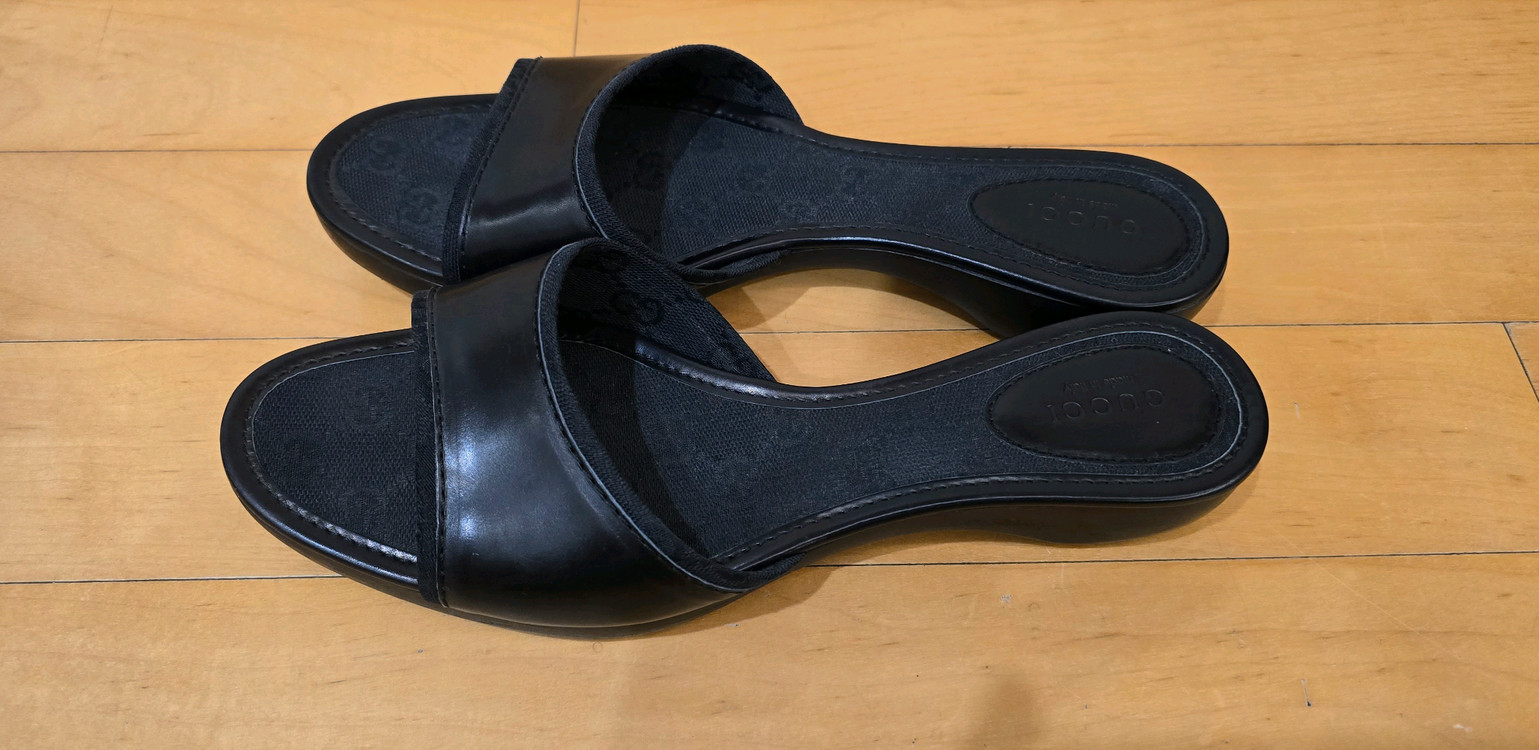 구찌 빈티지 클로그 (39 1/2(39.5)KR 245~250)--5