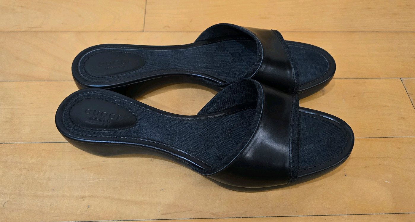 구찌 빈티지 클로그 (39 1/2(39.5)KR 245~250)--6