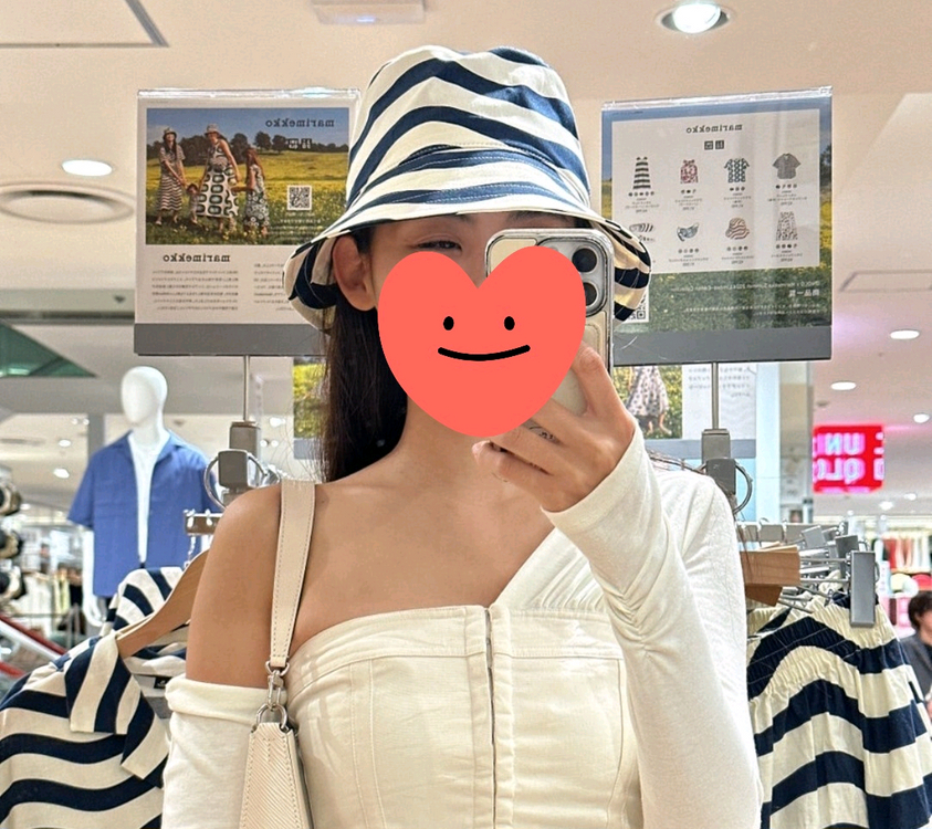 유니클로 여성 코튼 버킷햇 (새상품)--3