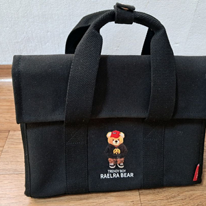 라엘라베어 곰돌이 토트 크로스백 블랙