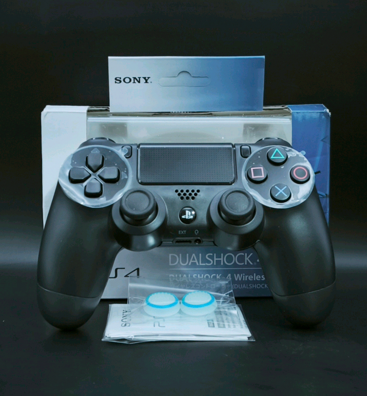 SONY플스4, PS4 정품 듀얼쇼크4 제트블랙 무선 컨트롤러--0