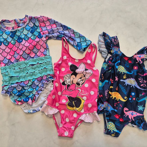 여자아기 유아 아동 수영복 래쉬가드