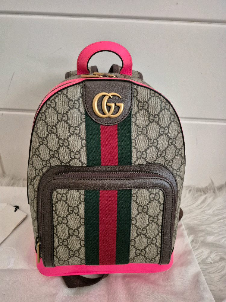 (구찌)오피디아 여성 스몰 핑크 백팩*매우깨끗하고 예뻐요*--0