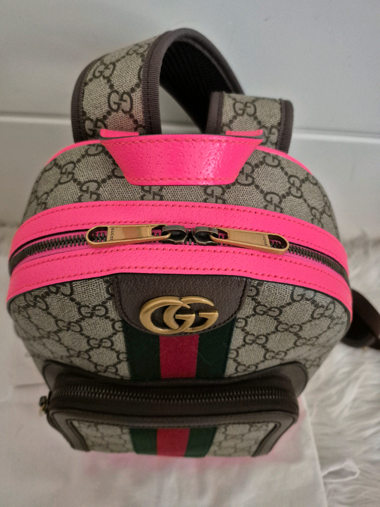 (구찌)오피디아 여성 스몰 핑크 백팩*매우깨끗하고 예뻐요*--4