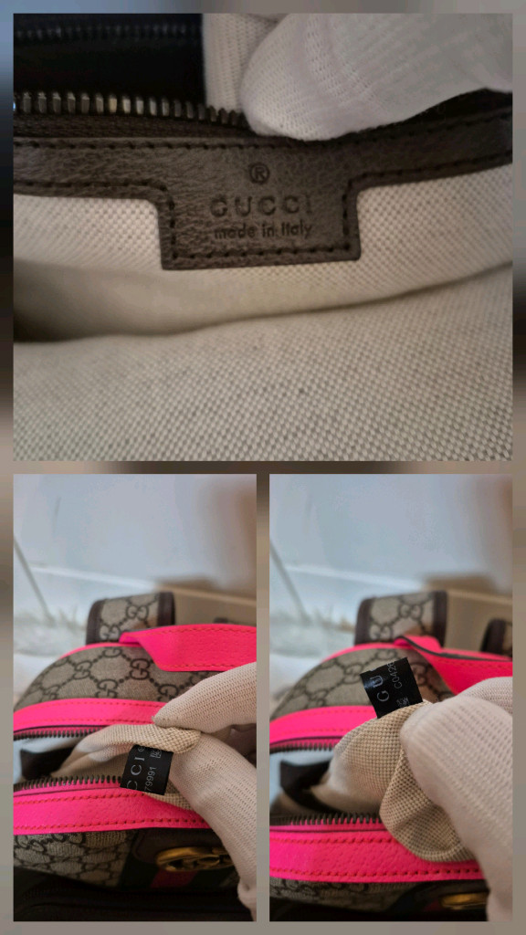 (구찌)오피디아 여성 스몰 핑크 백팩*매우깨끗하고 예뻐요*--6