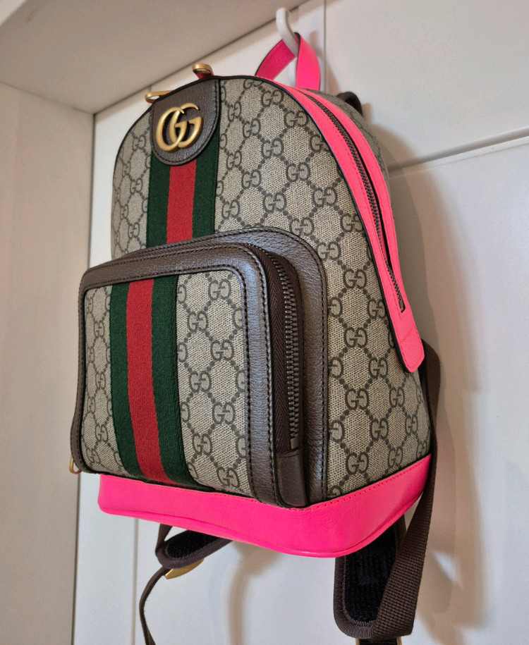 (구찌)오피디아 여성 스몰 핑크 백팩*매우깨끗하고 예뻐요*--7