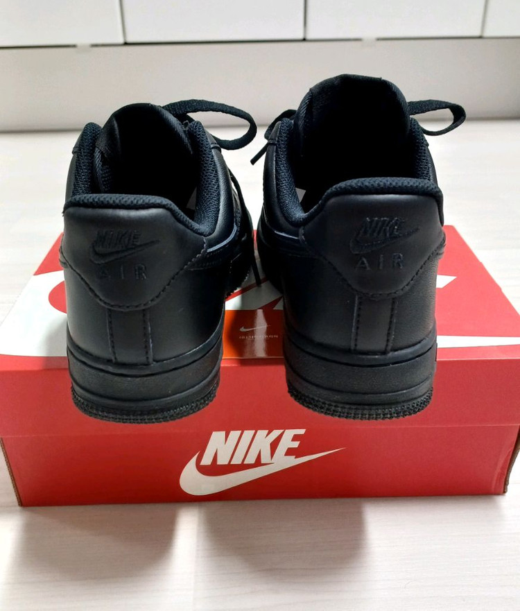 (W) 나이키 에어포스 1 07 로우 블랙 235--4