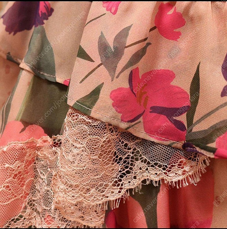 새상품 봄여름/TWINSET/여성 프릴 플레어스커트--3