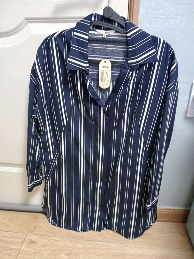 새옷,55사이즈만원)MIXXO 스트라이프 블라우스 S--5