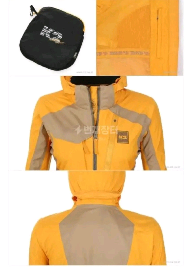 (새제품) K2 고어텍스 2L 자켓 여성(바이올렛100, 오렌지95)--7