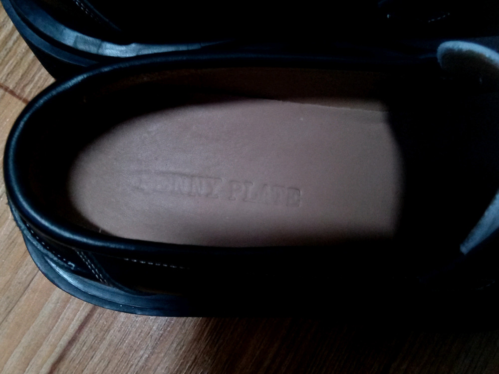 번디 플레이트 레더 로퍼--5